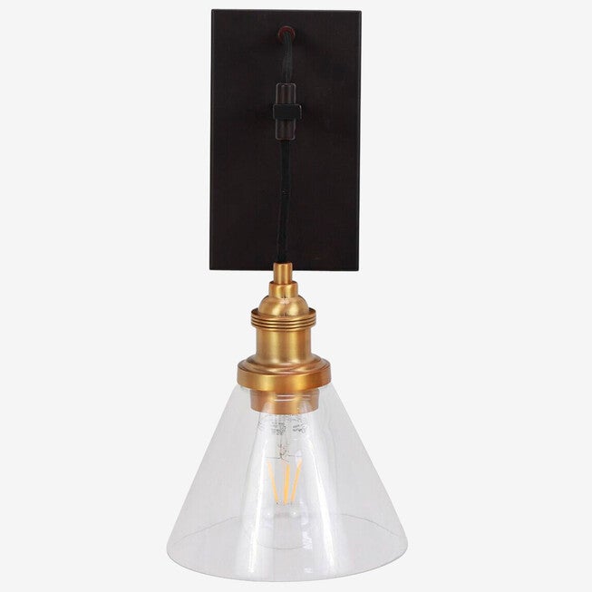 Vincent Suspended Wall Sconce, BLACK, hi-res image number null
