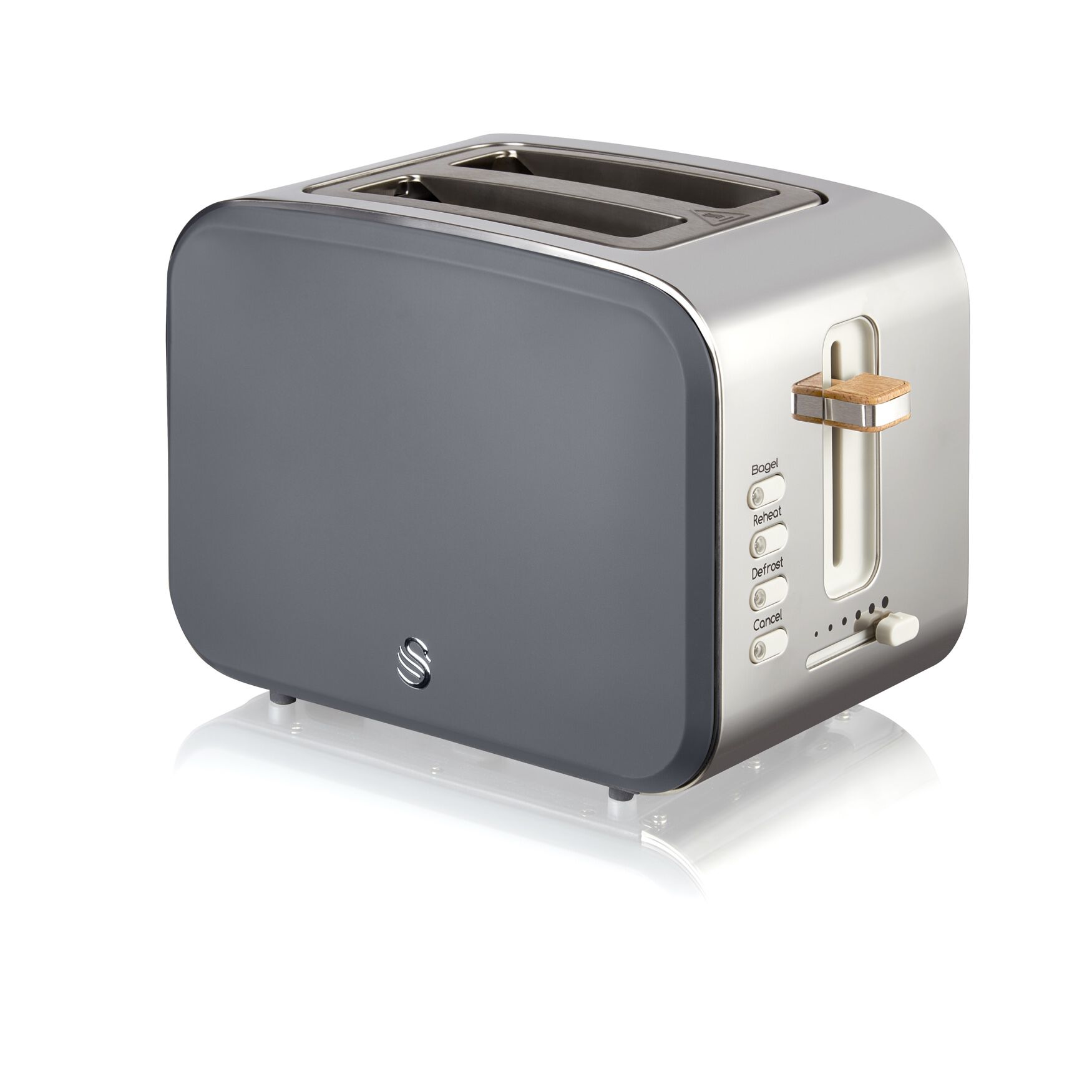 Nordic 2 Slice Toaster - White, , alternate image number 2