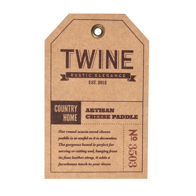 Acacia Wood Artisan Cheese Paddle, , alternate image number null