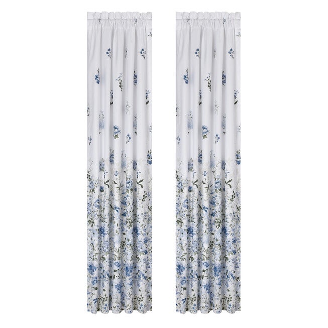Kourtney 84 Inch Window Panel Pair, BLUE, alternate image number null