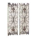 Set Of 2 White Wood Rustic Wall Décor, , alternate image number null