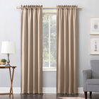sun zero™ blackout Greenwich rod-pocket panel, STONE, hi-res image number null