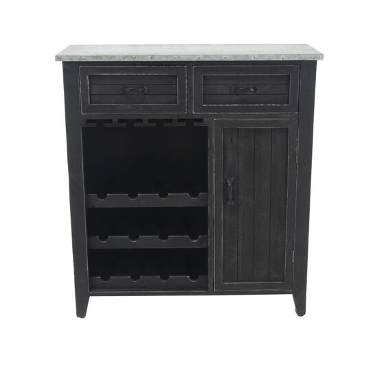 Black Farmhouse Wood Wine Storage, 36 x 32, , on-hover image number null