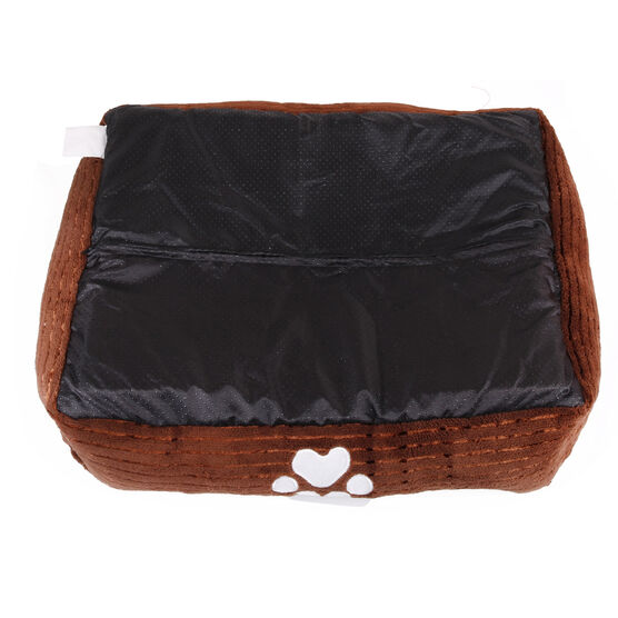 Orthopedic rectangle bolster Pet Bed,Dog Bed, super soft plush, Medium 25x21 inches COFFEE, , alternate image number null