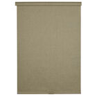 Linen Look Thermal Fabric Cordless Roller Shade, BROWN, hi-res image number null