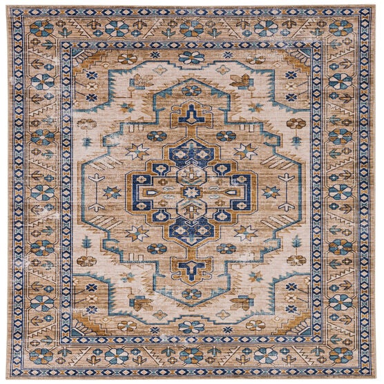 Washable Julian Ivory/Gold Rug, UNKNOWN, hi-res image number null