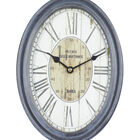 Set Of 2 Black Metal Vintage Wall Clock, , alternate image number null