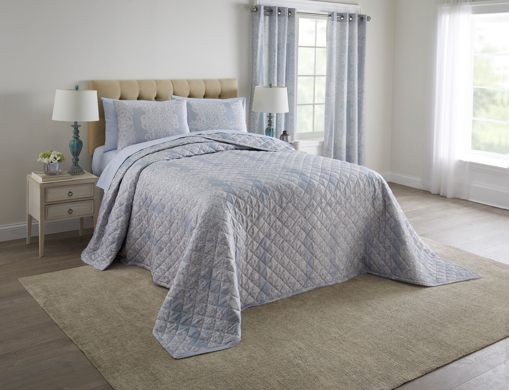 Delia Grommet Panel, 2-Pack, BLUE, on-hover image number 1