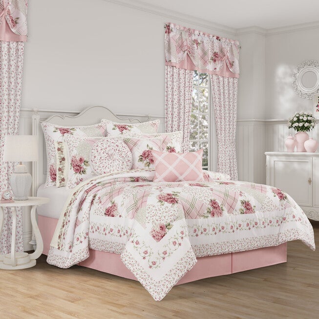Bungalow 4 Piece Comforter Set, ROSE, hi-res image number null
