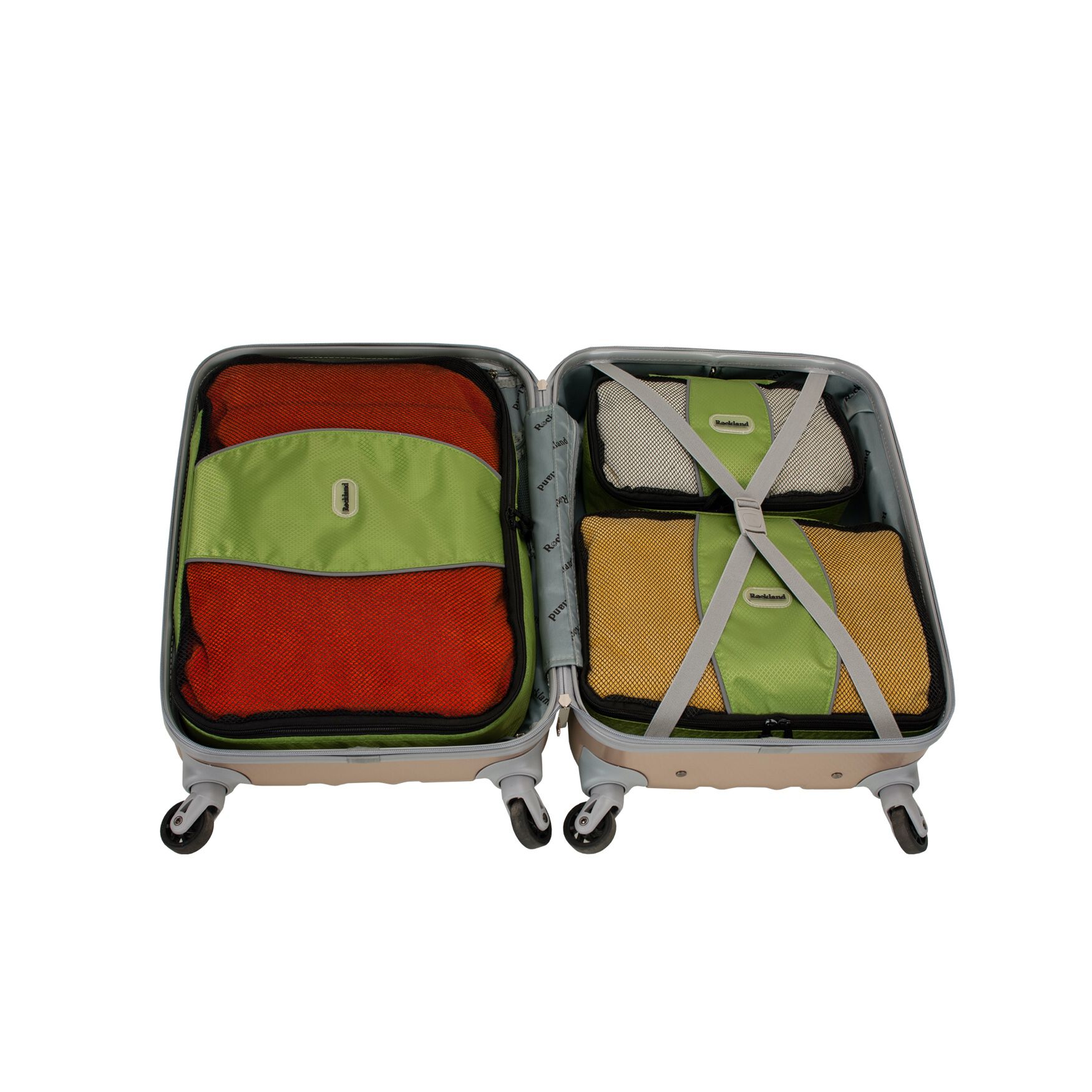 Lime Packing Cubes - Set Of 3, , alternate image number 2