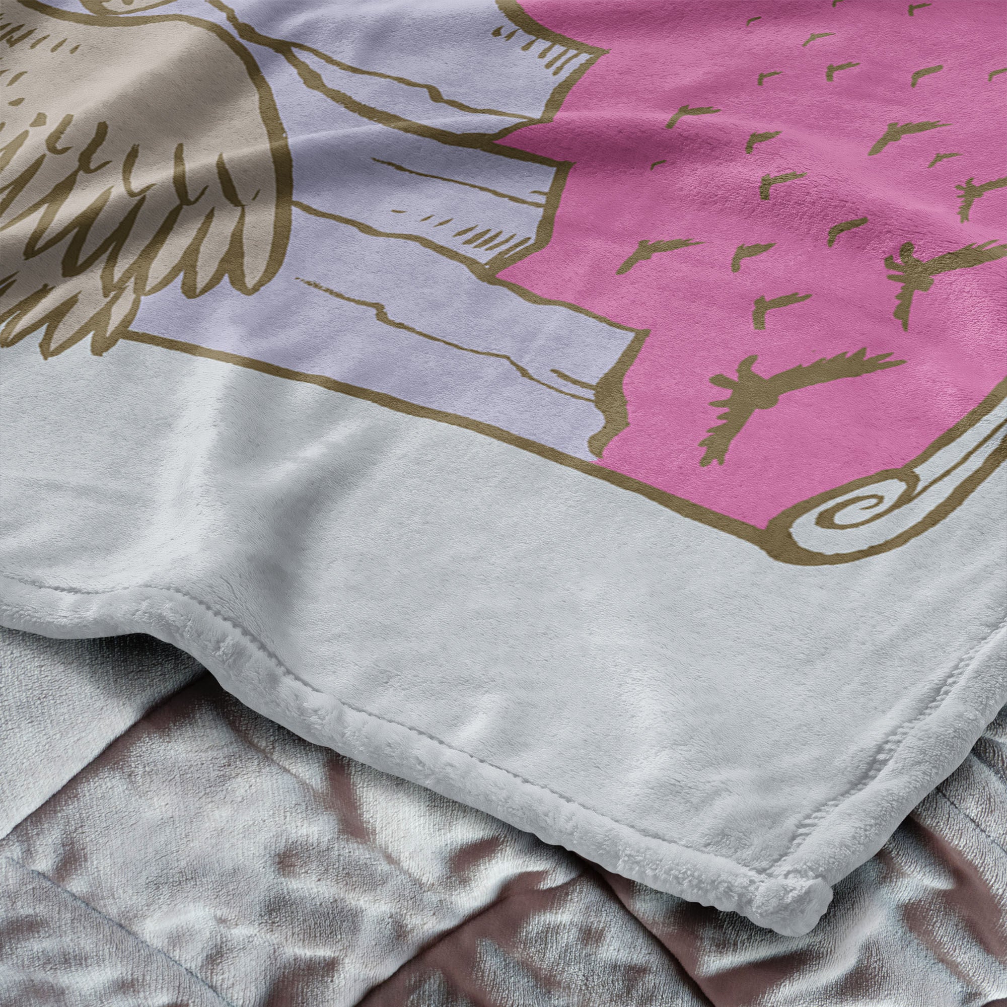 Warner Bros. The Wizard of Oz Wicked Witch Silk Touch Throw Blanket 50x60 Inches, GRAY, alternate image number 4