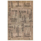 Liora Manne Riviera Happy Words Indoor/Outdoor Rug, NAVY, hi-res image number null