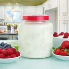 64 Oz Glass Jar with lid for Euro Cuisine YM260 - YM360 - YM460 Yogurt and Greek Yogurt Maker, , on-hover image number null