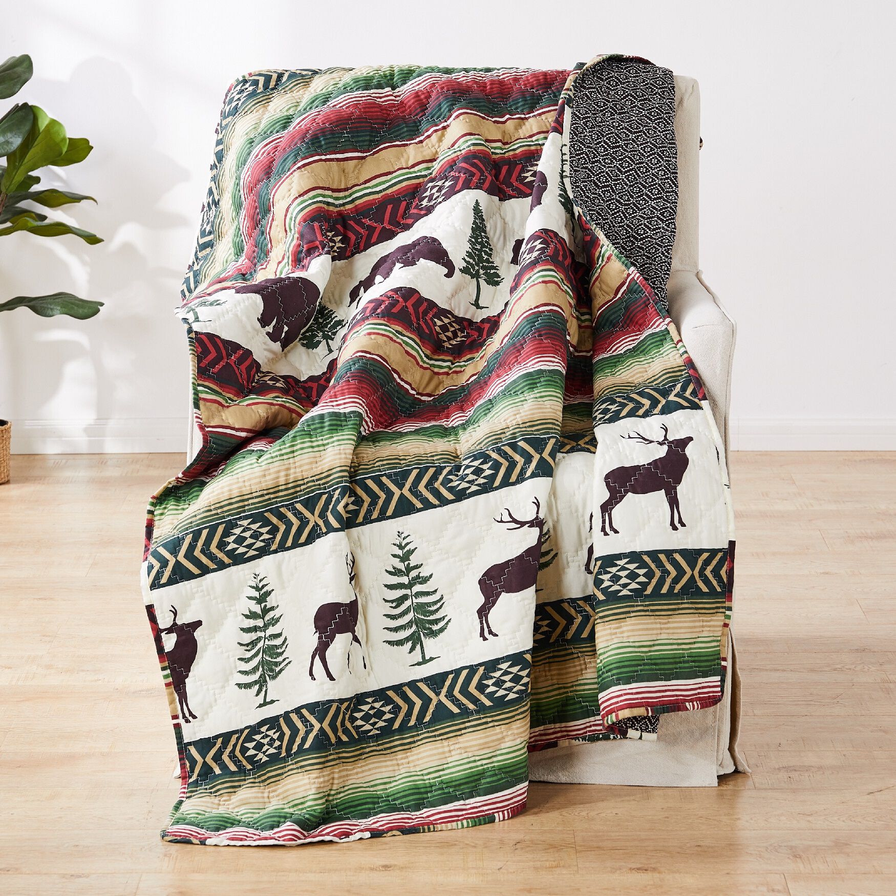 Yosemite Campfire Throw Blanket Brylane Home