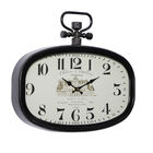 White Vintage Metal Wall Clock, , alternate image number null