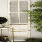 Cream Farmhouse Abstract Wood Wall Décor, , alternate image number null