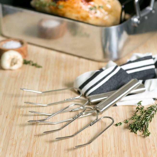 Turkey Lifters, Carving Fork Set, Set of 2, , on-hover image number null