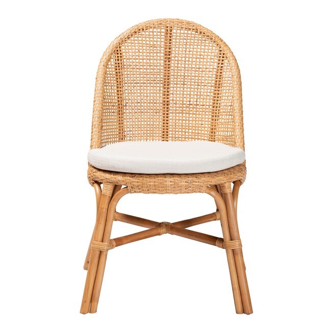 Daniela Bohemian Light Honey Rattan Dining Chair, LIGHT, alternate image number null
