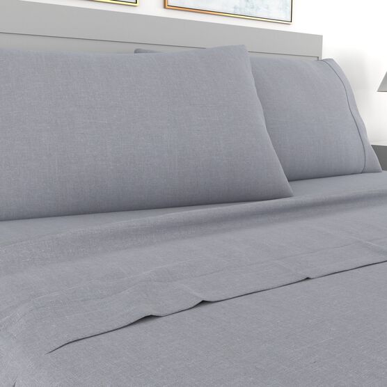 Portico Linen Blend 4 Piece Sheet Set Sheet Set, , alternate image number null