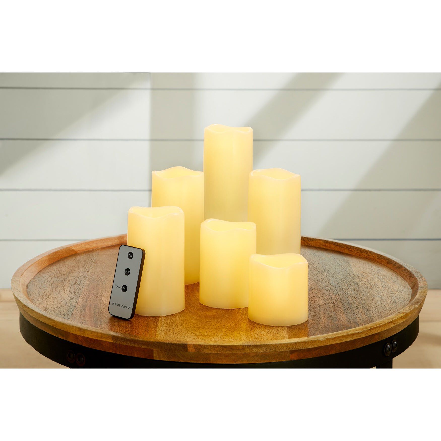 RemoteControlled LED Candles, Set of 6 Brylane Home