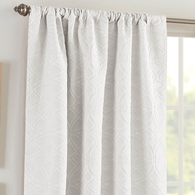 Bogart European Matelassé Window Panel Pair, , alternate image number 2