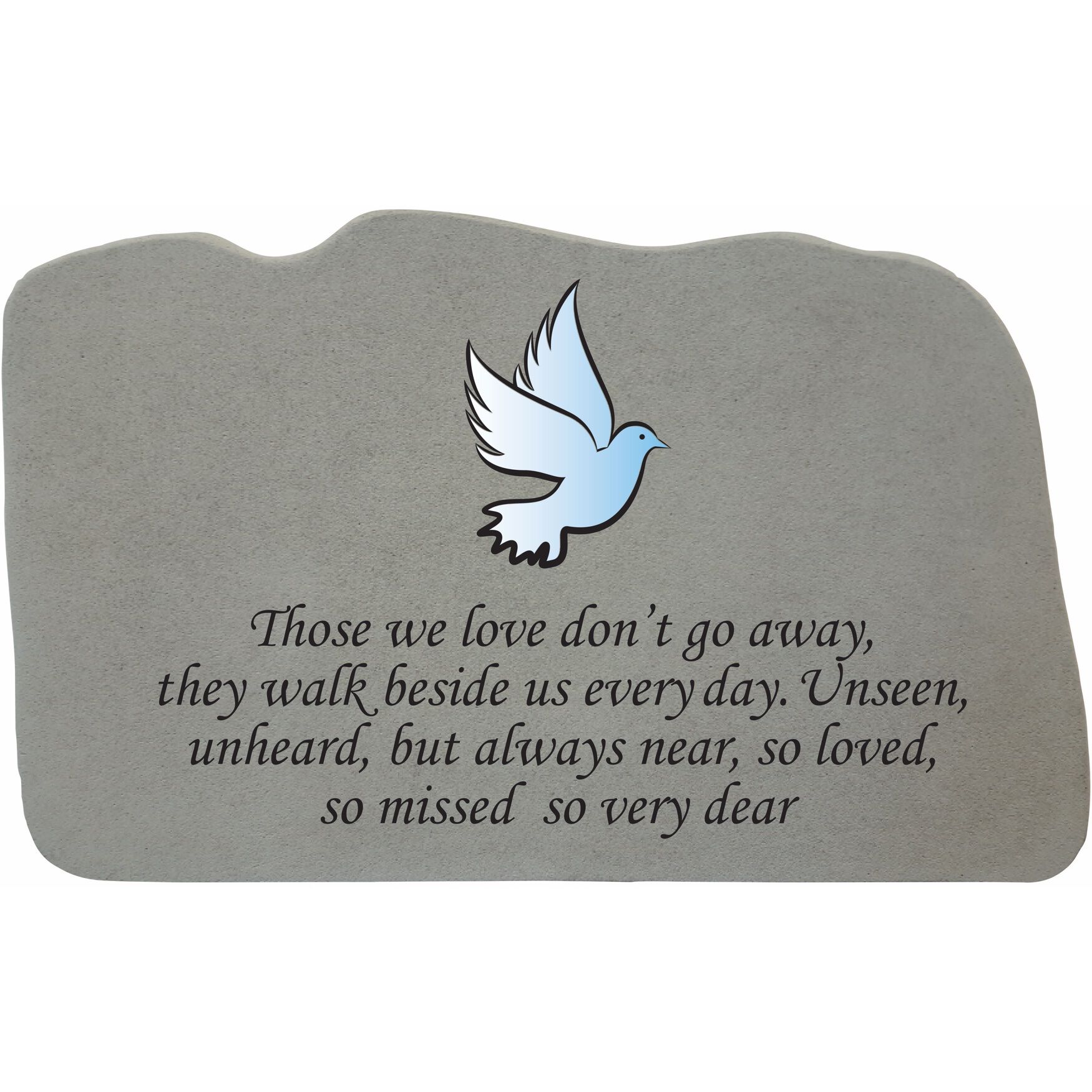Those We Love Dove Garden Memorial Accent Stone, GREY, hi-res image number 0