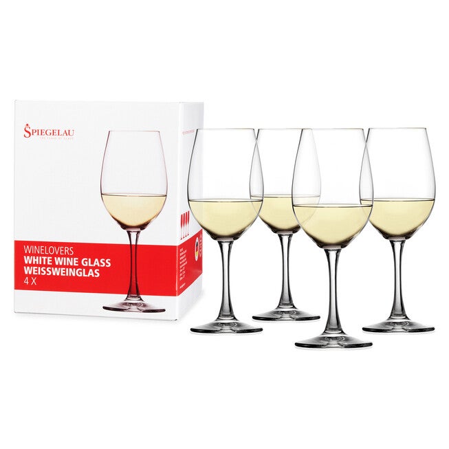 Wine Lovers 13.4 Oz White Wine Glass (Set Of 4), CLEAR, hi-res image number null