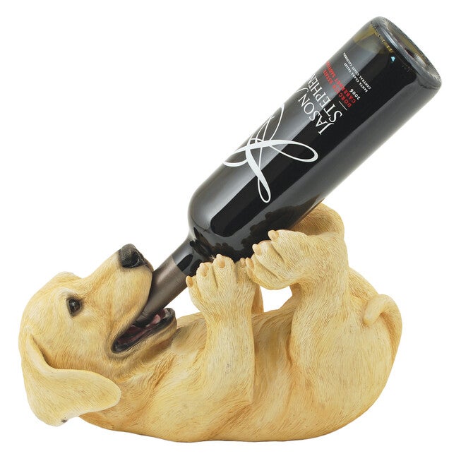 Playful Pup Bottle Holder By True, YELLOW, hi-res image number null