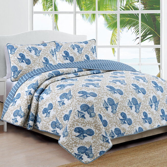 Tybee Quilt Set, SAND BLUE, hi-res image number null