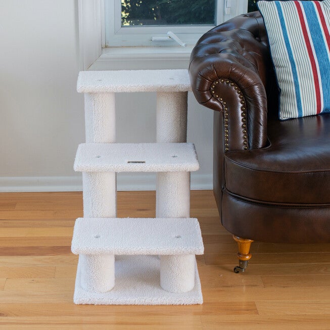 3 Step Cat Pet Step Stairs Ramp, 25 inches Height Dogs Climber And Kitten Step, , alternate image number null