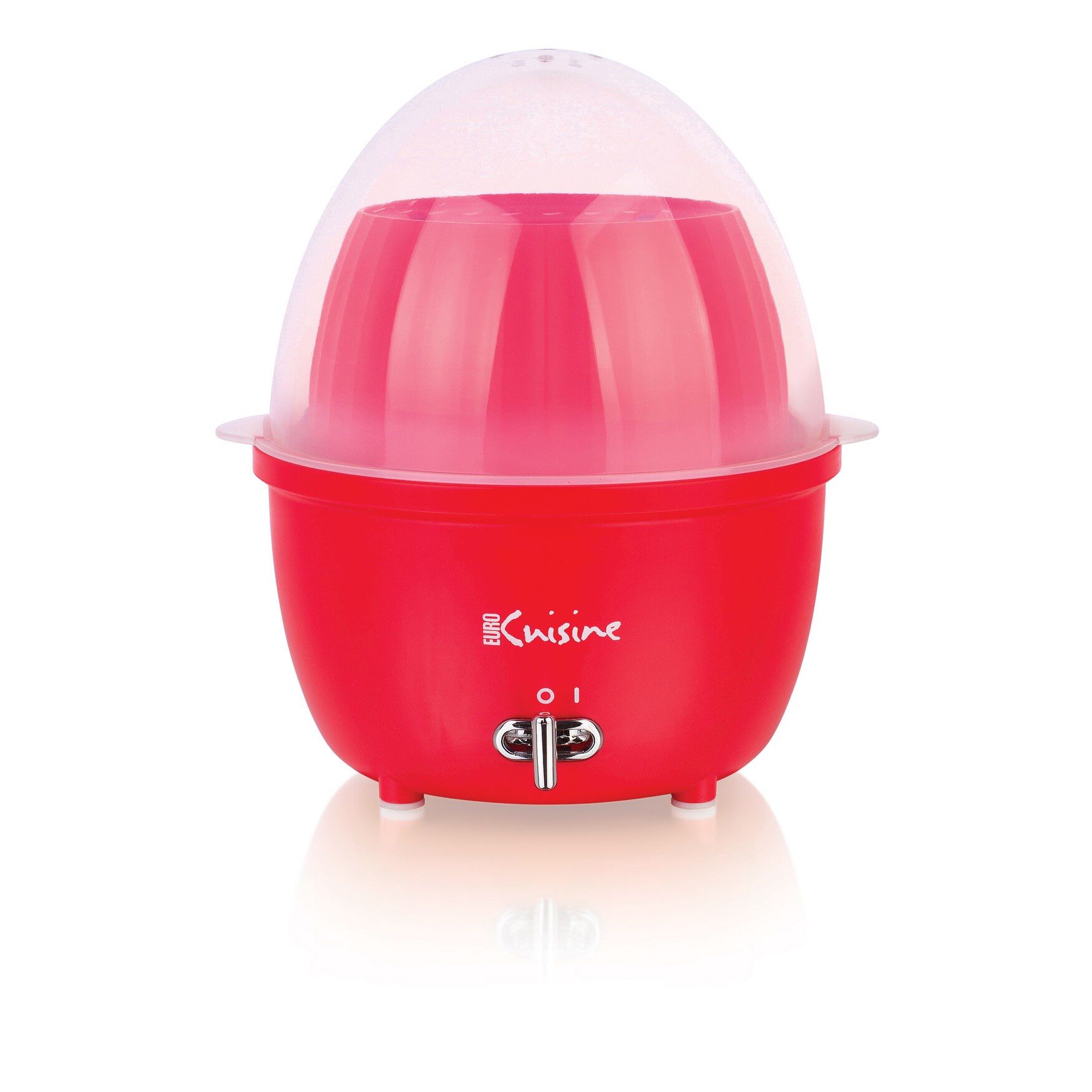 Egg Cooker / Steamer, RED, hi-res image number 0