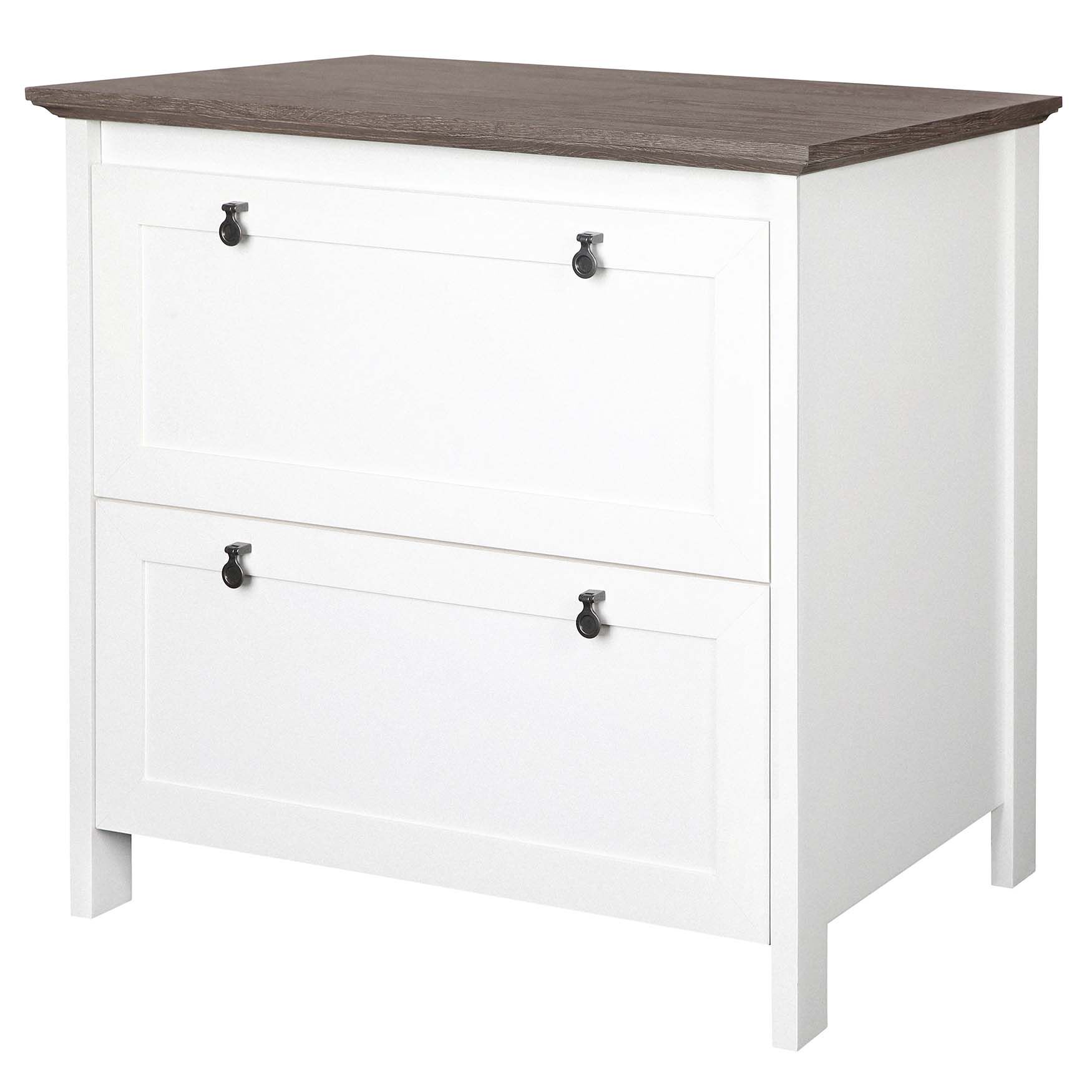 Finley White 2-Drawer Lateral Filing Cabinet, , on-hover image number 1