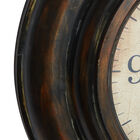 Brown Rustic Metal Wall Clock, , alternate image number 5