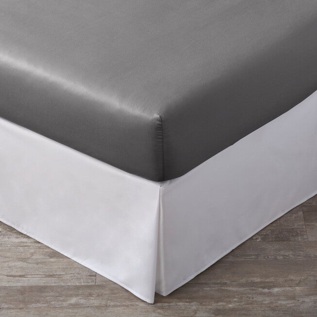200 Thread Count 100% Percale Cotton Sheet, DARK GREY, hi-res image number 0
