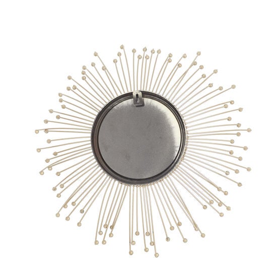Set Of 3 Gold Metal Glam Wall Mirror, , on-hover image number null