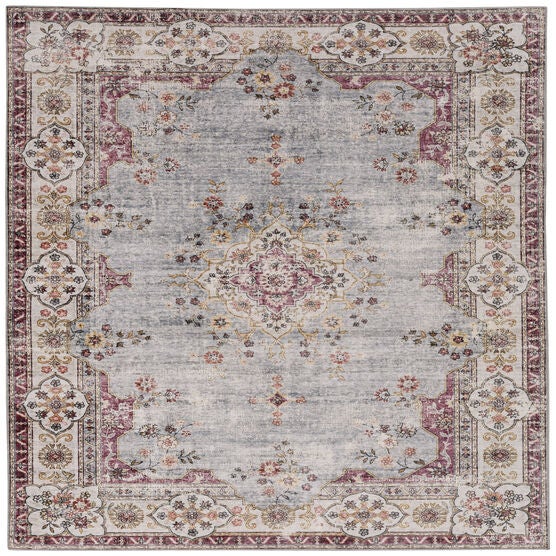 Washable Lennox Pale Blue/Ivory Rug, PALE BLUE, hi-res image number null