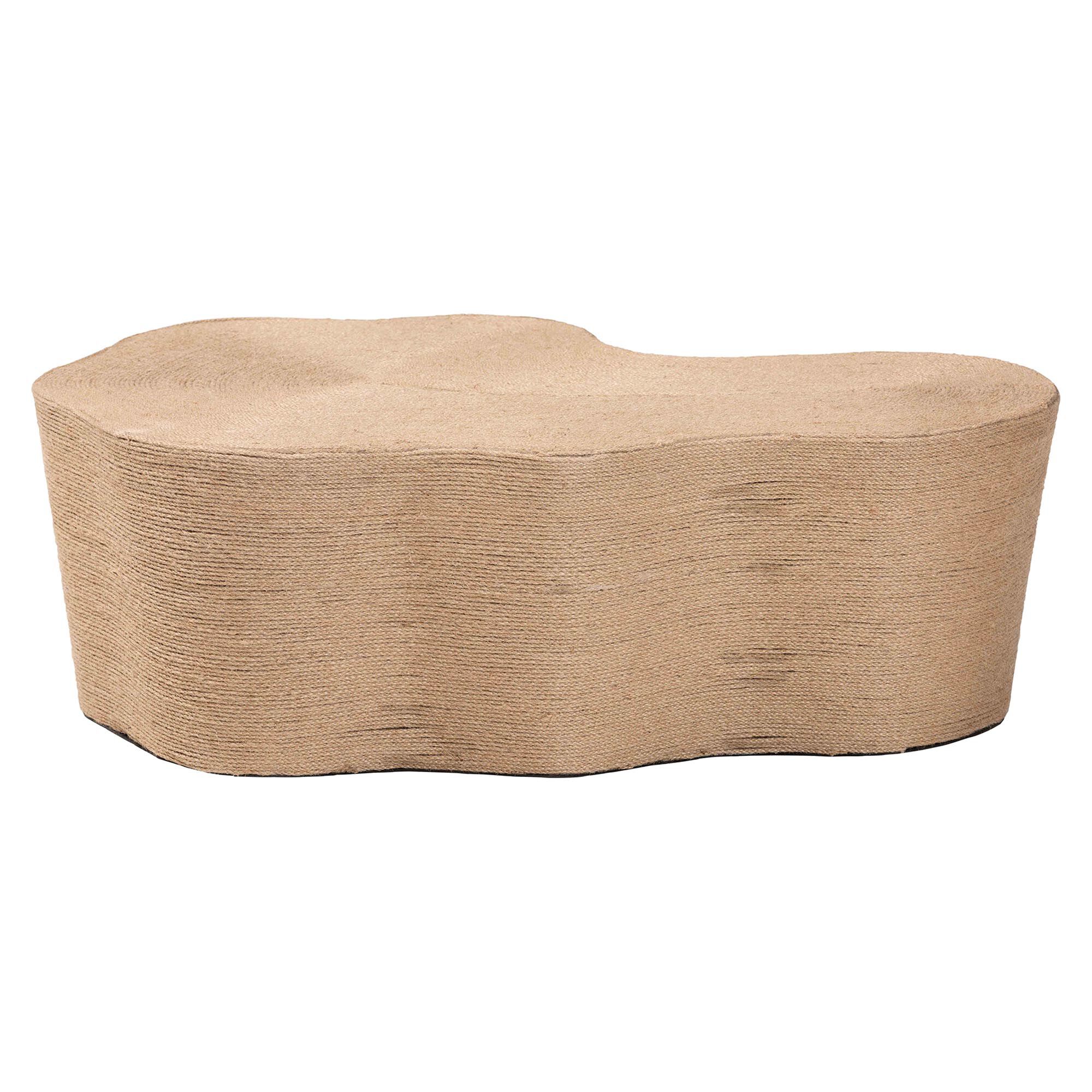 Edna Natural Jute Coffee Table, BROWN, alternate image number 4