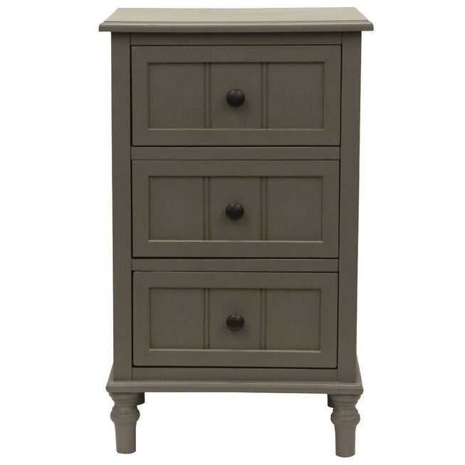 Chic 3-Drawer Accent Table, GRAY, hi-res image number null