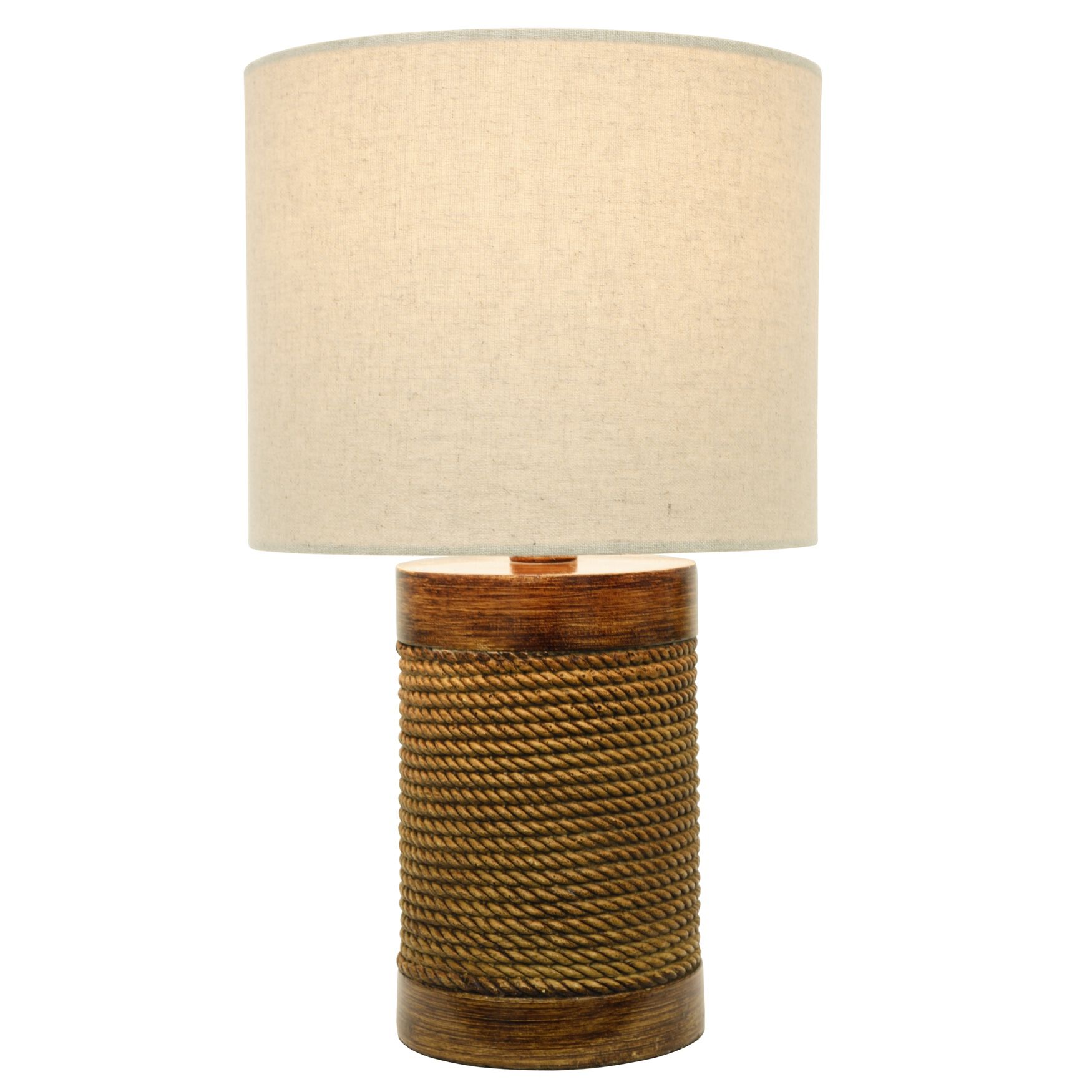 Simple Rope Wrapped Lamp Brylane Home