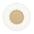 Set Of 3 White Wood Traditional Wall Mirror, , alternate image number null