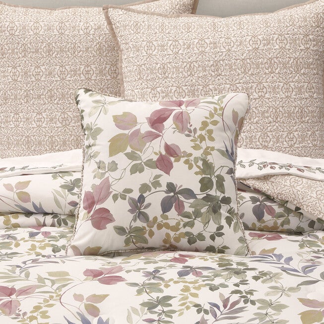 Rosewood 16 Inch Square Decorative Throw Pillow, ROSE, alternate image number null