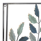 Set Of 2 Black Metal Traditional Floral Wall Decor, , alternate image number null