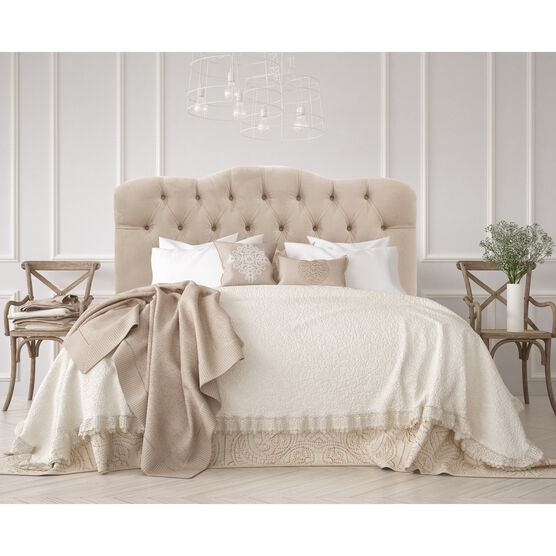 Velvet Tufted Headboard, , alternate image number null