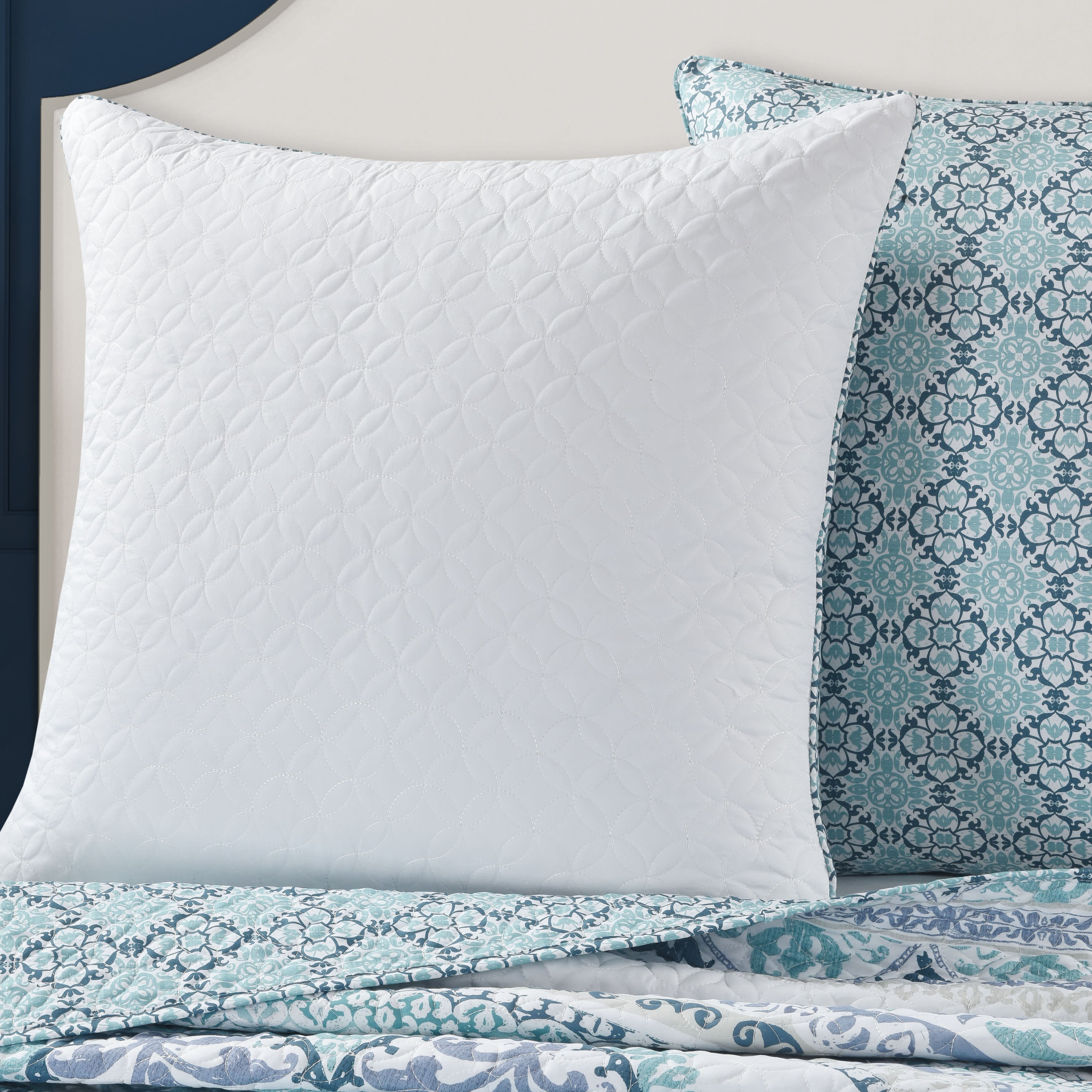 Afton Euro Sham, BLUE, alternate image number 1