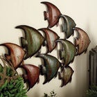 Multi Colored Metal Coastal Fish Wall Decor, , alternate image number null