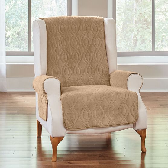 Plush Ultimate Wing Chair Protector, Plush Ultimate Wing Chair Protector,
