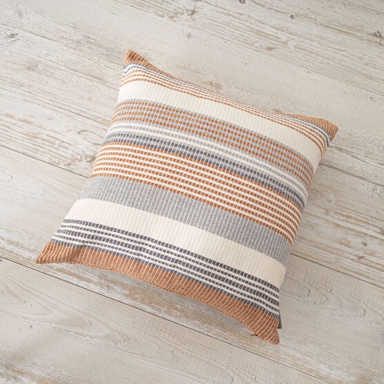 FREJA WOVEN STRIPES PILLOW 18X18, , alternate image number null