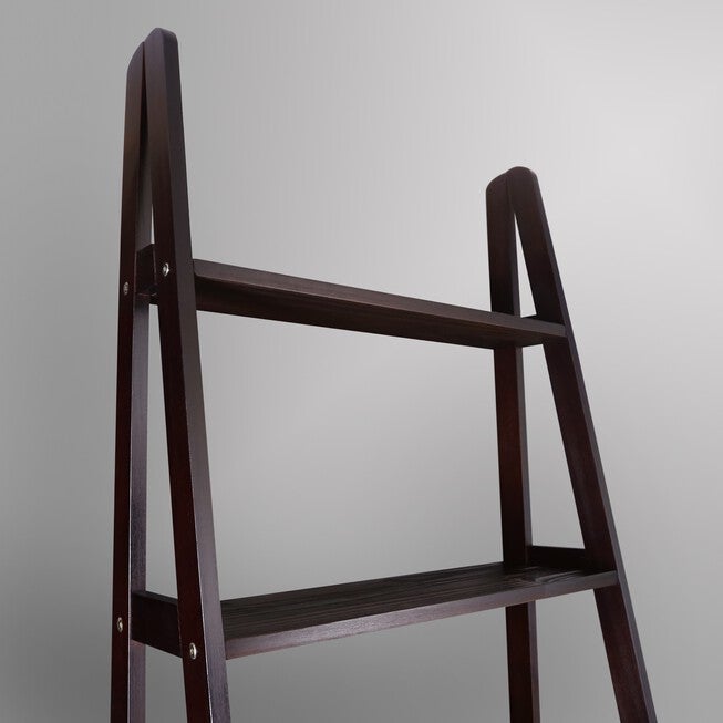 5-Shelf Ladder Bookcase-Espresso, , alternate image number 9