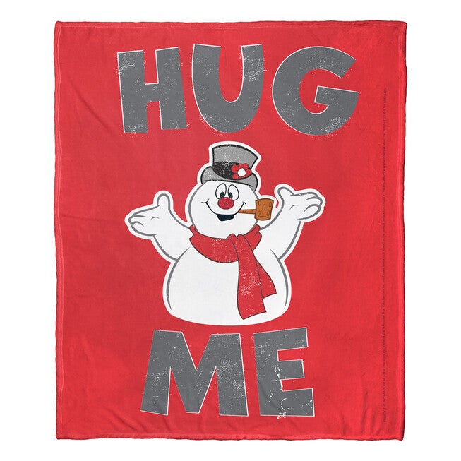 Frosty The Snowman Hug Me Silk Touch Throw Blanket, , on-hover image number null