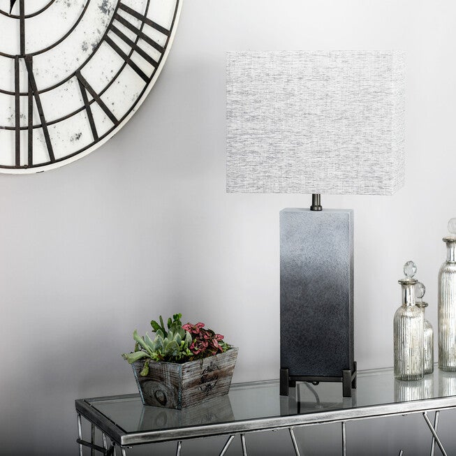 Grey Polystone Transitional Table Lamp, , alternate image number 10